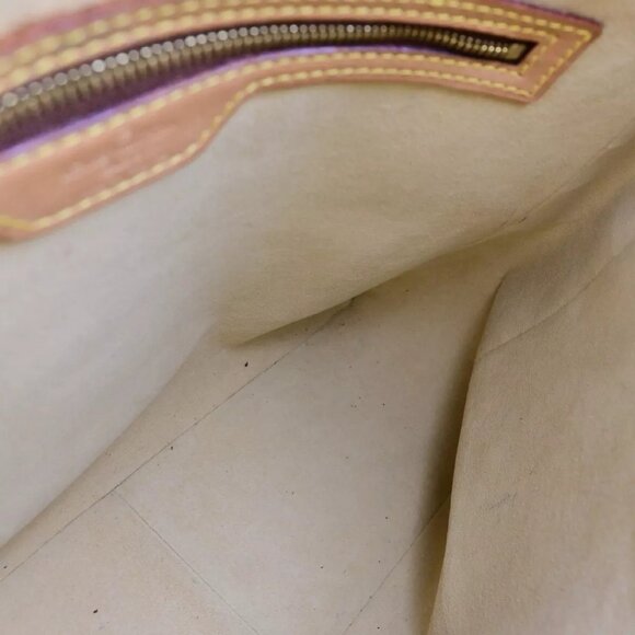 LOUIS VUITTON Logo Looping GM Shoulder Bag Monogram Leather Brown M51145 89ED212 - Picture 10 of 14